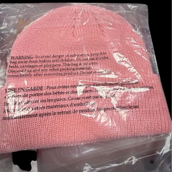 Stussy Blush Pink Knit Beanie New